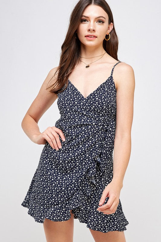 Wavecrest Wrap Dress